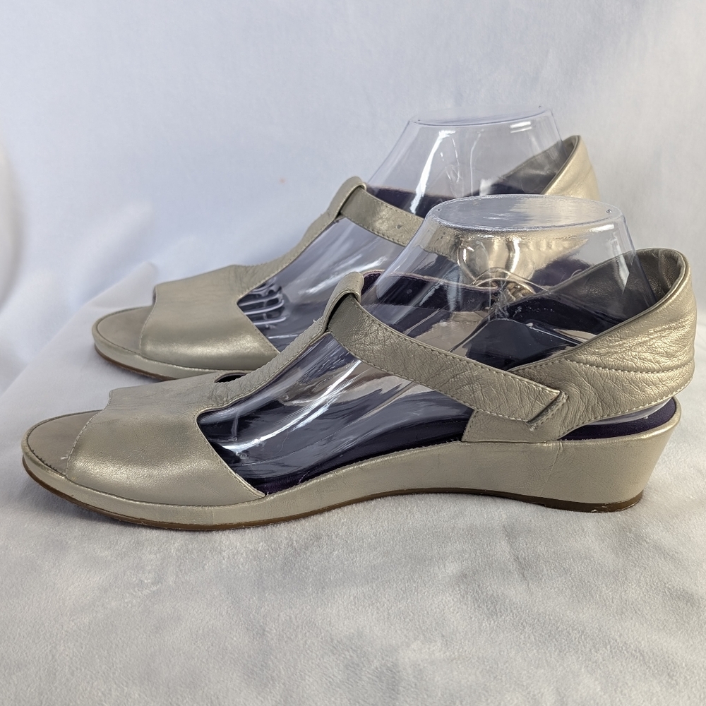 ☘️Vaneli Mary Jane Gladiator Peep Toe T-Strap Sandal Women's Size 10N - Picture 6 of 14